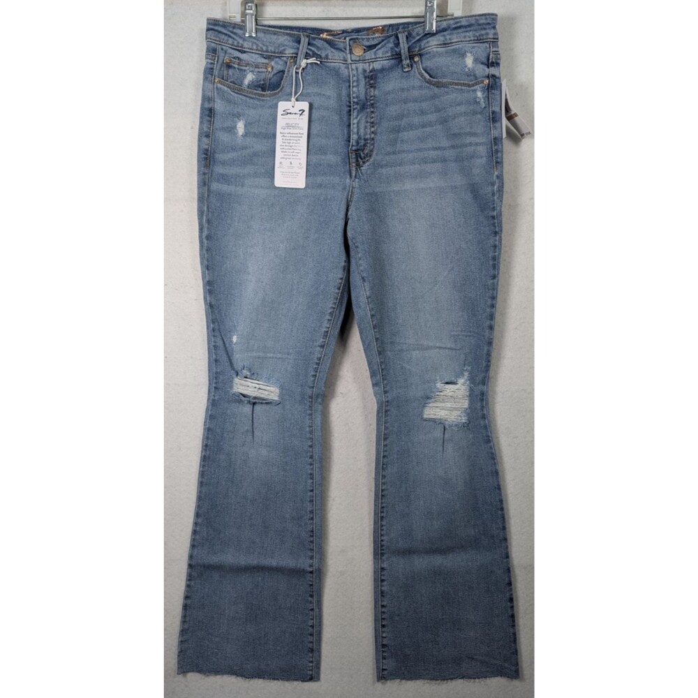 Seven7 - Felicity - High Rise Slim Flare Jeans - Women's - Size 12